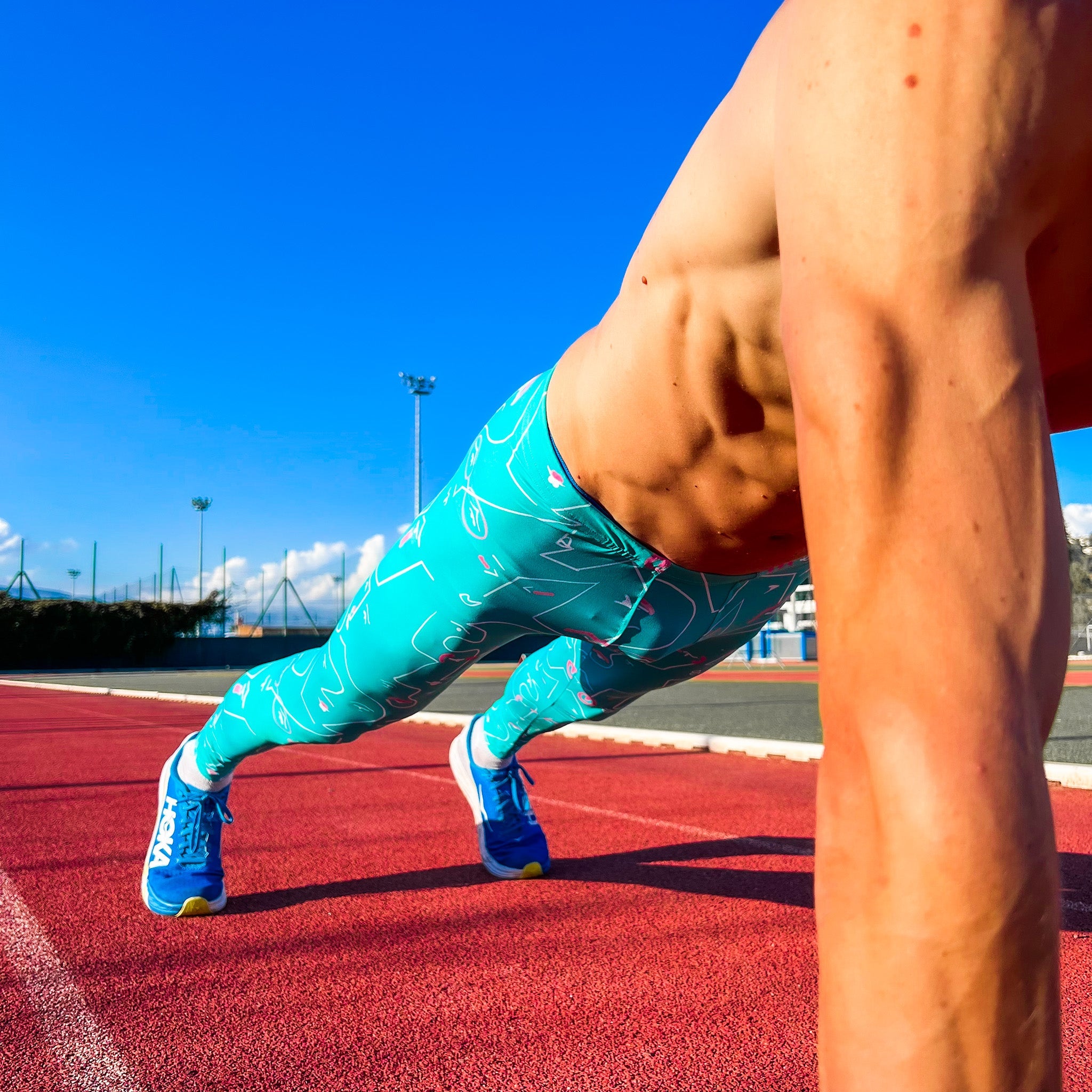 Legging pour Homme Turquoise - UJŌ